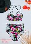 Swimwear -Pink Paradise  (Please see measurements below)